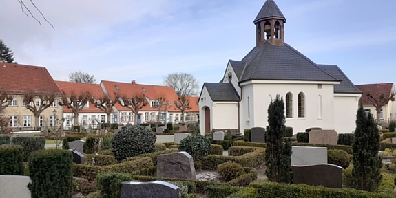 Friedhof in der Fischersiedlung Holm